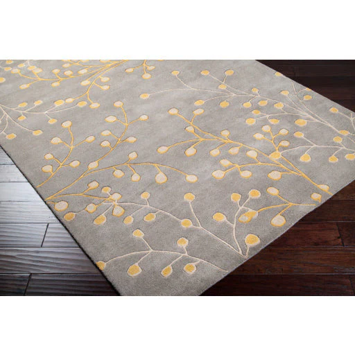 Surya Rugs Athena Collection Charcoal, Taupe & Mustard Area Rug ATH-5060 - Image 4