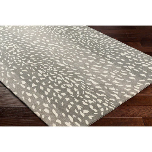 Surya Rugs Athena Collection Gray, Light Gray & Cream Animal Print Area Rug ATH-5163 - Image 6