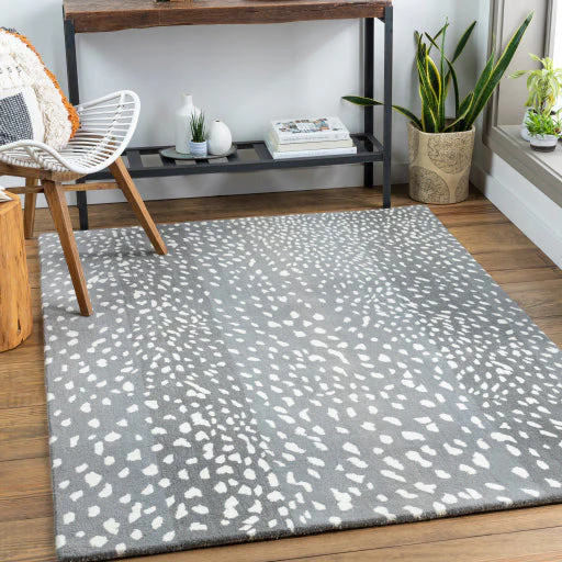 Surya Rugs Athena Collection Gray, Light Gray & Cream Animal Print Area Rug ATH-5163 - Image 7