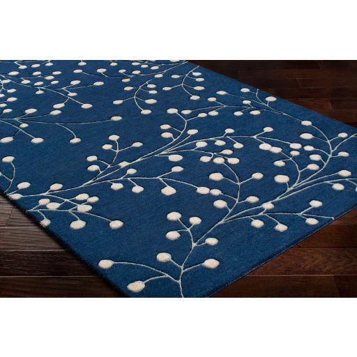 Surya Rugs Athena Collection Ink Blue & Tan Area Rug ATH-5156 - Image 4