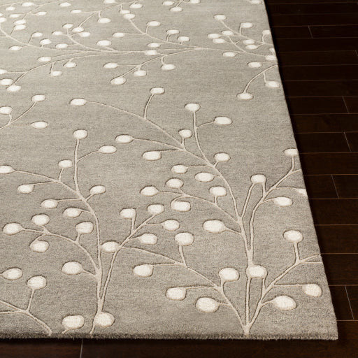 Surya Rugs Athena Collection Gray & Beige Area Rug ATH-5157