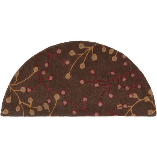Surya Rugs Athena Collection Dark Brown, Burgundy & Brown Area Rug ATH-5052 - Image 8