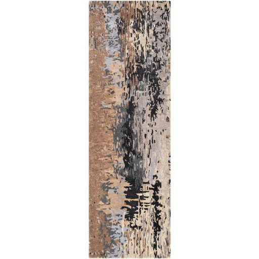 Surya Rugs Banshee Collection Charcoal, Beige, Black, Brown & Gray Area Rug BAN-3399 - Image 3