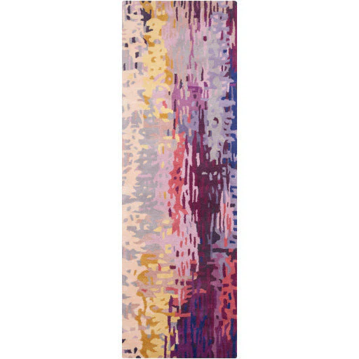Surya Rugs Banshee Collection Burgundy, Dark Plum, Mustard, Lilac & Dusty Pink Area Rug BAN-3344 - Image 5