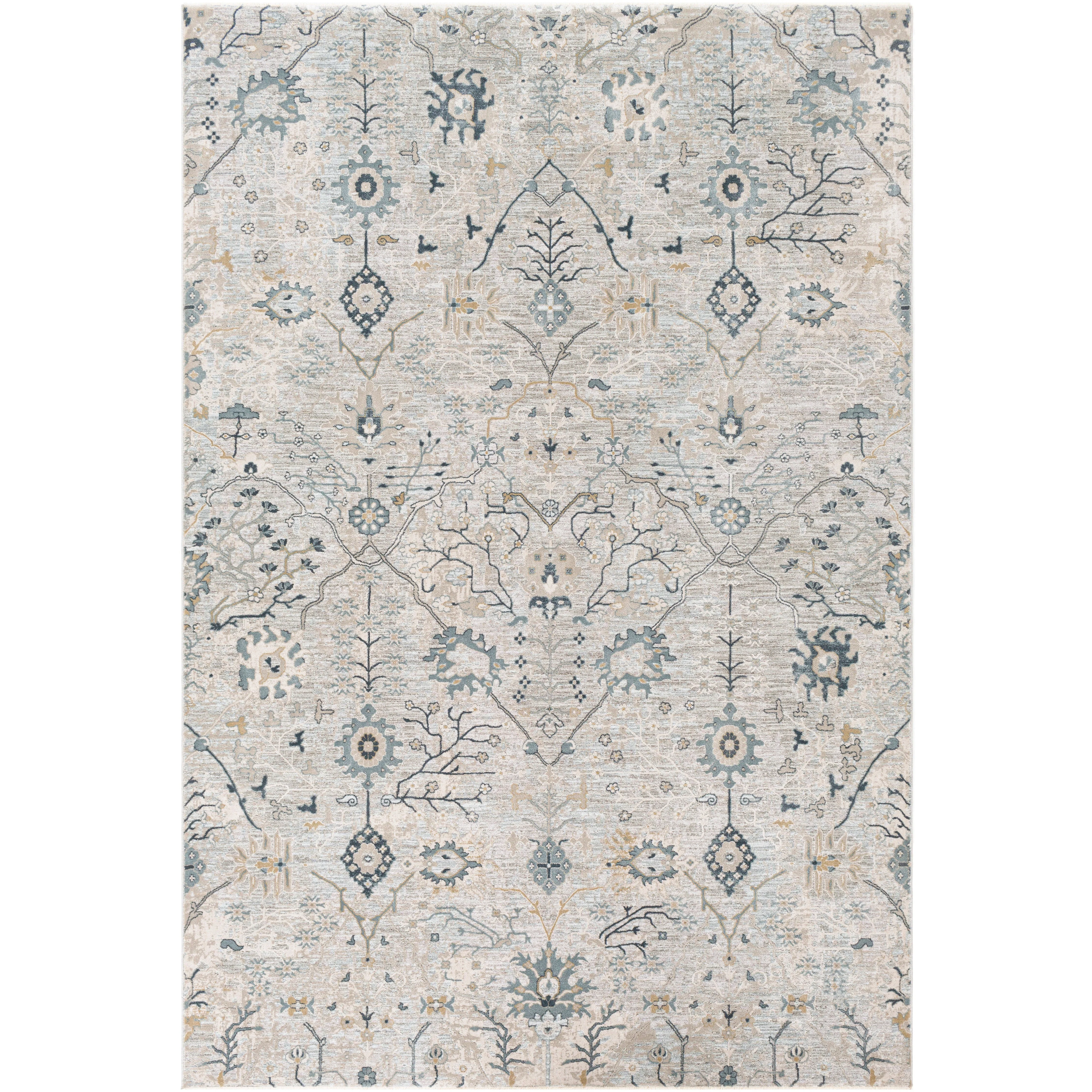 Surya Rugs Brunswick Collection Area Rug Dusty Sage, Light Beige, Taupe, Gray & Teal BWK-2316 - Image 6