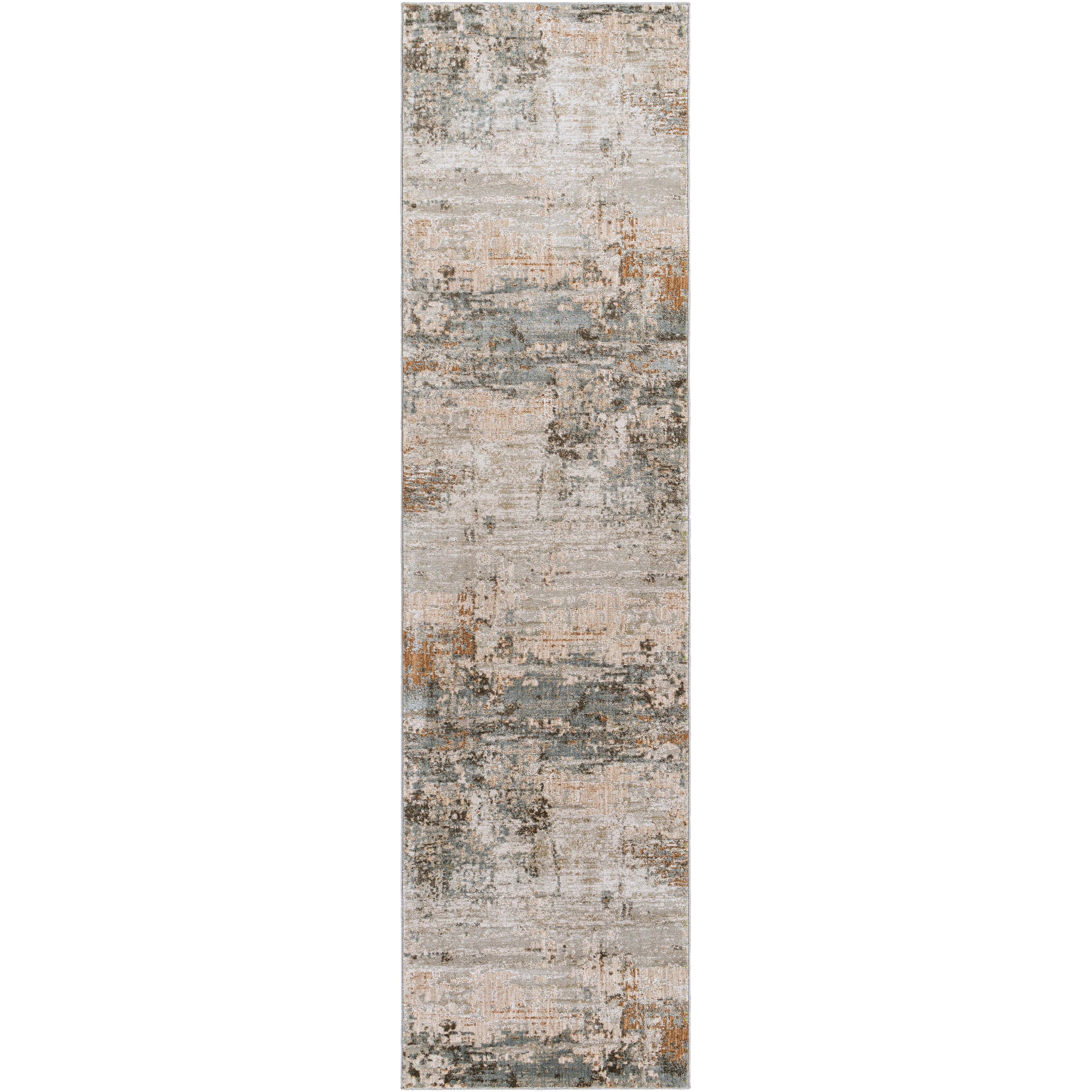 Surya Rugs Brunswick Collection Dusty Sage, Charcoal, Olive, Light Gray, Taupe, White & Teal Area Rug BWK-2303 - Image 3