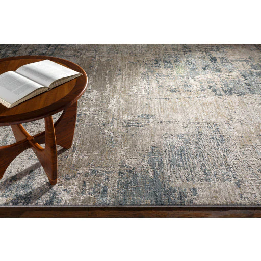 Surya Rugs Brunswick Collection Dusty Sage, Light Gray, Olive, Pale Blue, Taupe, Teal, White & Navy Area Rug BWK-2302 - Image 7