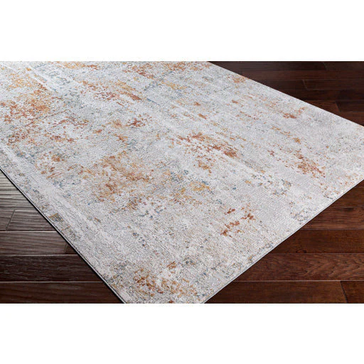Surya Rugs Carmel Collection Light Gray, Off White, Gray, Mustard, Brown, Blue & Brick Red Area Rug CRL-2311 - Image 6