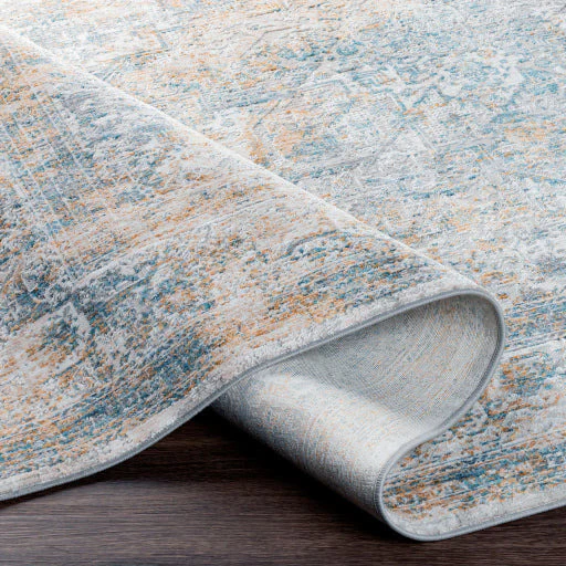 Surya Rugs Carmel Collection Taupe, Blue, Dark Blue, Light Gray, Off White, Mustard & Brown Area Rug CRL-2312 - Image 2