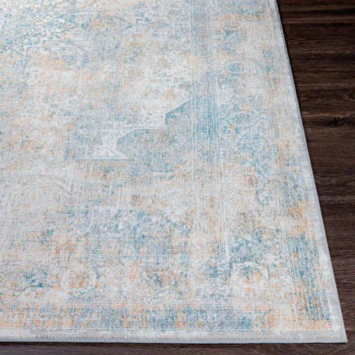 Surya Rugs Carmel Collection Taupe, Blue, Dark Blue, Light Gray, Off White, Mustard & Brown Area Rug CRL-2312 - Image 6