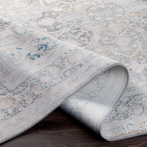 Surya Rugs Carmel Collection Taupe, Blue, Light Gray, Off White, Mustard & Brown Area Rug CRL-2313 - Image 6