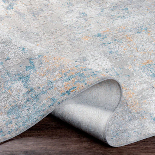 Surya Rugs Carmel Collection Taupe, Blue, Light Gray, Off White, Mustard & Brown Area Rug CRL-2314 - Image 2