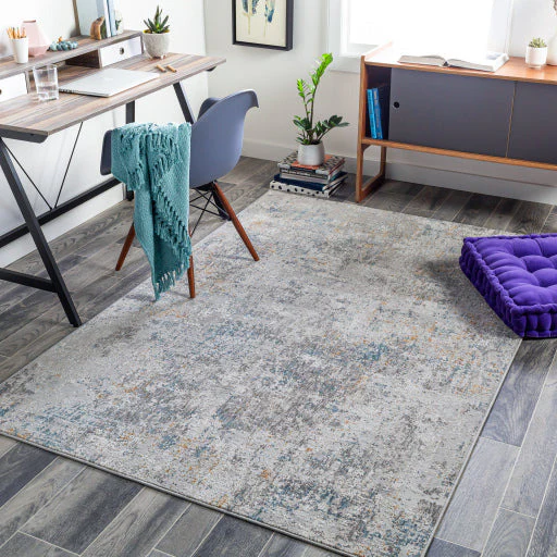 Surya Rugs Carmel Collection Taupe, Blue, Light Gray, Off White, Mustard & Brown Area Rug CRL-2314 - Image 6