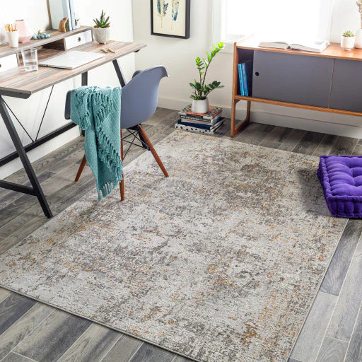 Surya Rugs Carmel Collection Taupe, Blue, Light Gray, Off White, Mustard & Brown Area Rug CRL-2315 - Image 7