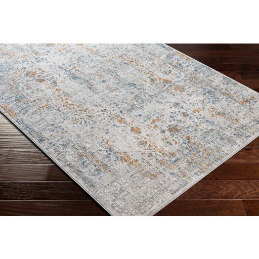 Surya Rugs Carmel Collection Taupe, Blue, Mustard, Off White & Light Gray Area Rug CRL-2317 - Image 3