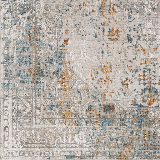 Surya Rugs Carmel Collection Taupe, Blue, Mustard, Off White & Light Gray Area Rug CRL-2317 - Image 5