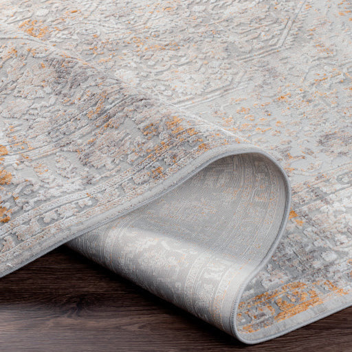 Surya Rugs Carmel Collection Taupe, Blue, Mustard, Off White & Light Gray Area Rug CRL-2318 - Image 2