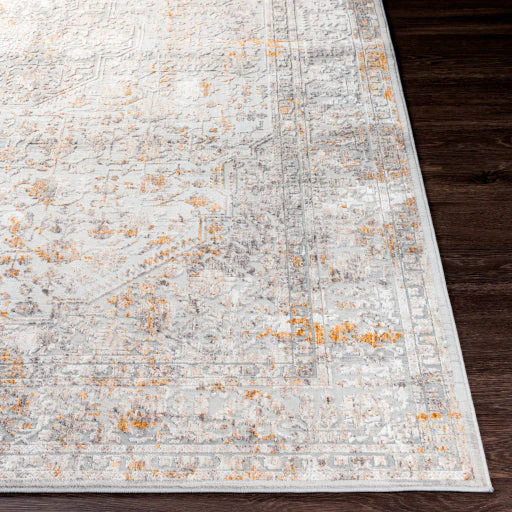 Surya Rugs Carmel Collection Taupe, Blue, Mustard, Off White & Light Gray Area Rug CRL-2318 - Image 3