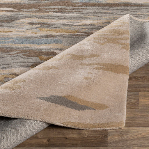 Surya Rugs Kavita Collection Light Beige, Gray, Brown & Blue Area Rug KVT-2301 - Image 8