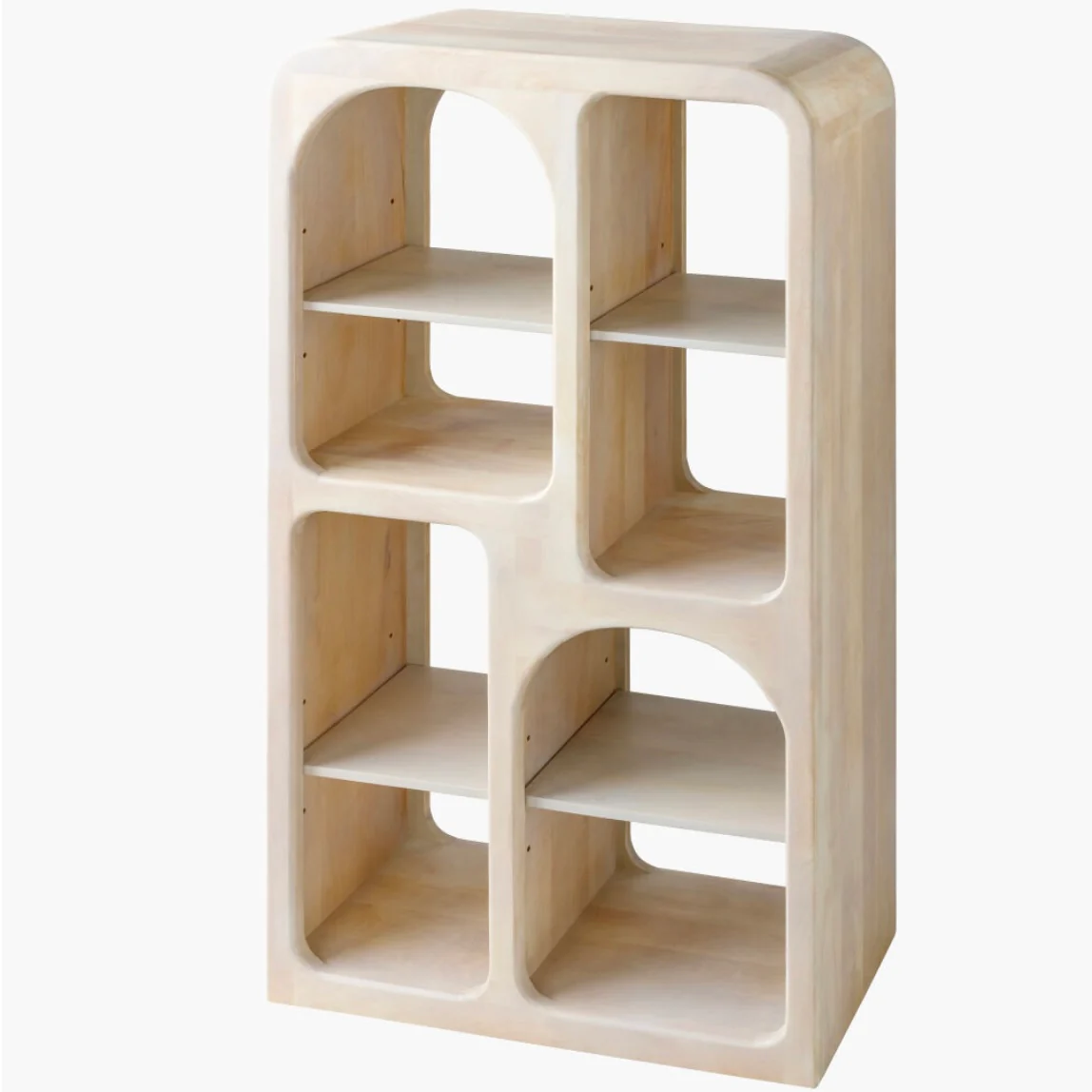 Surya Tana Modern Mango Wood Bookcase - Image 2