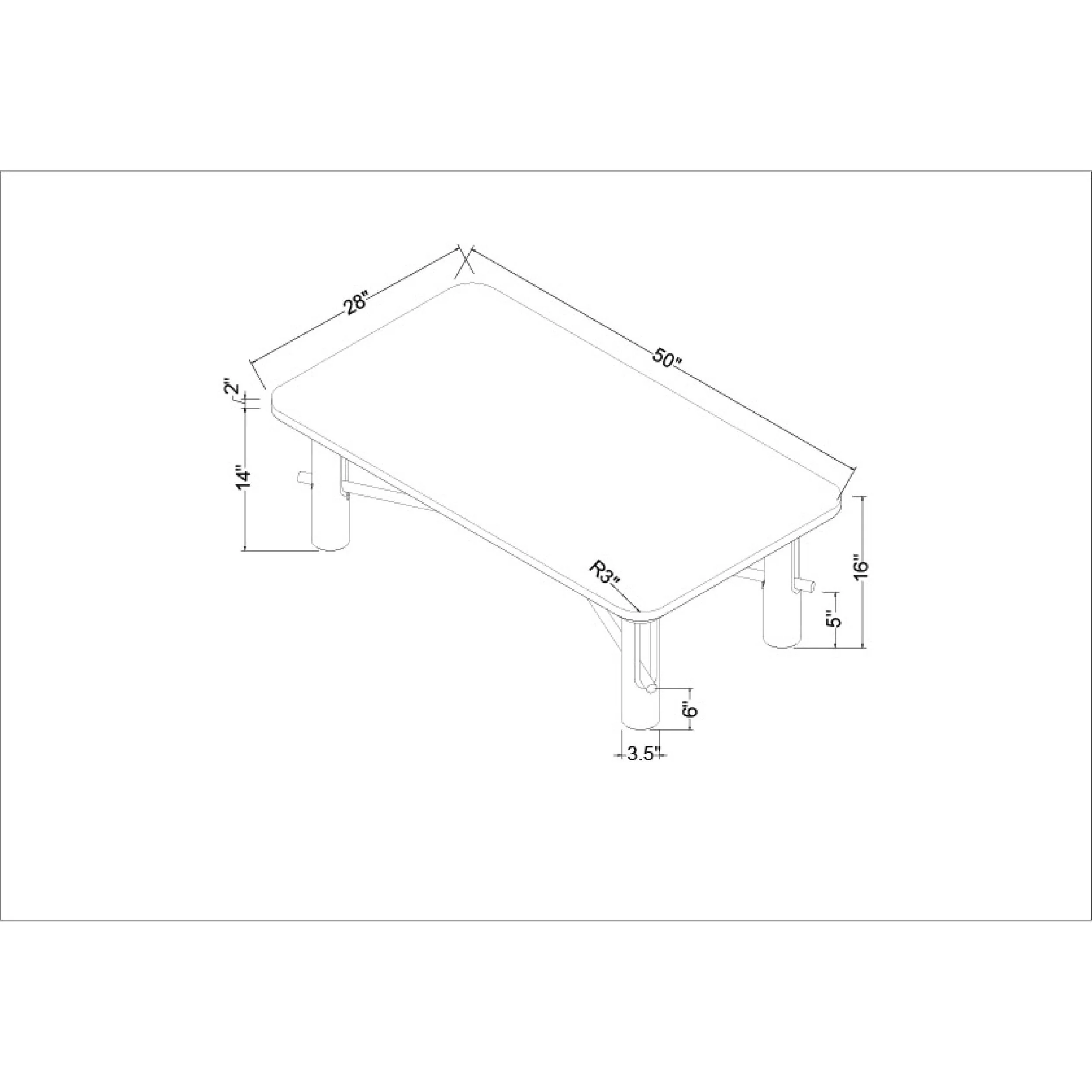 Surya Valdo Modern Natural Oak and Brass Coffee Table - Image 7
