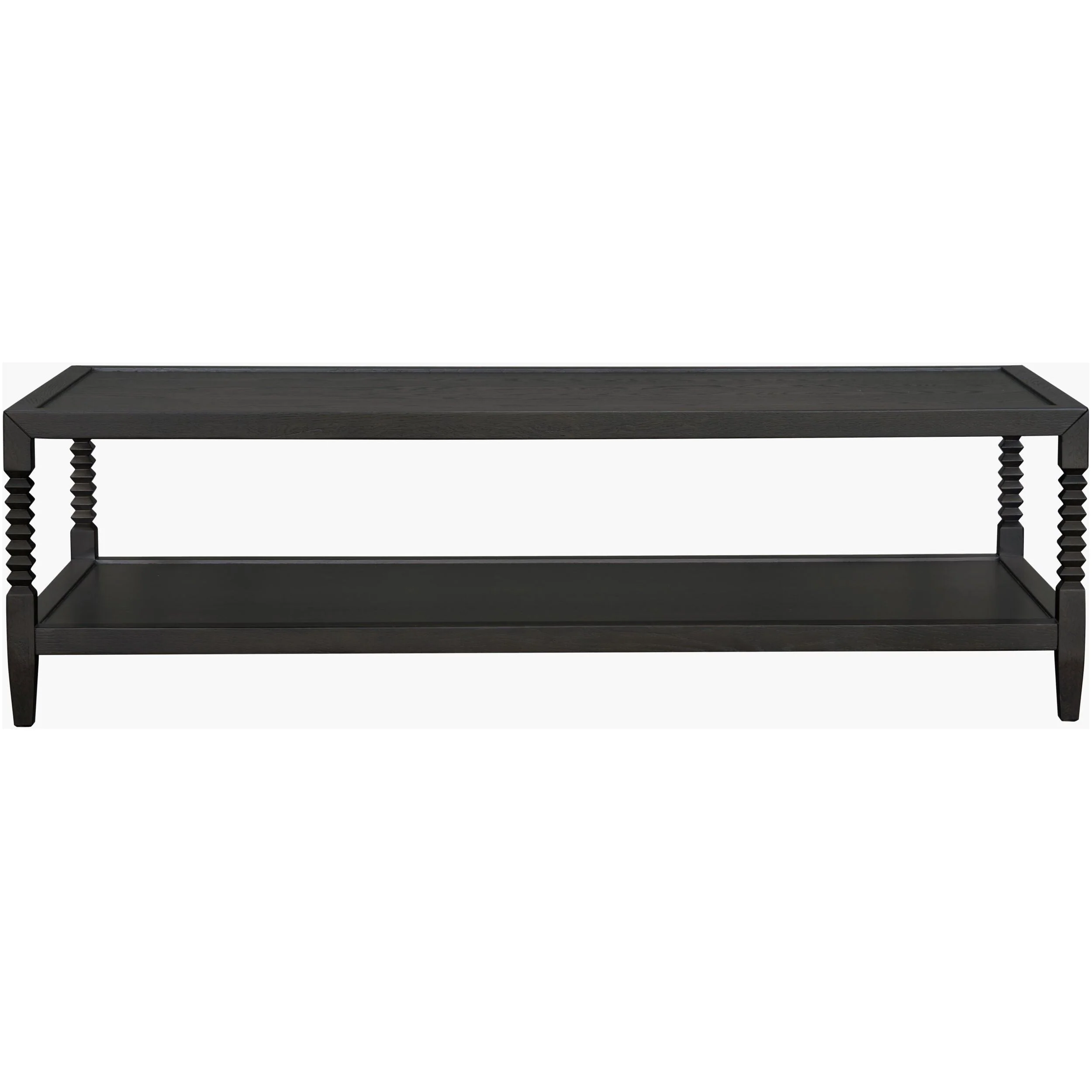 Surya Vansaar Modern Black Oak Coffee Table - Image 3