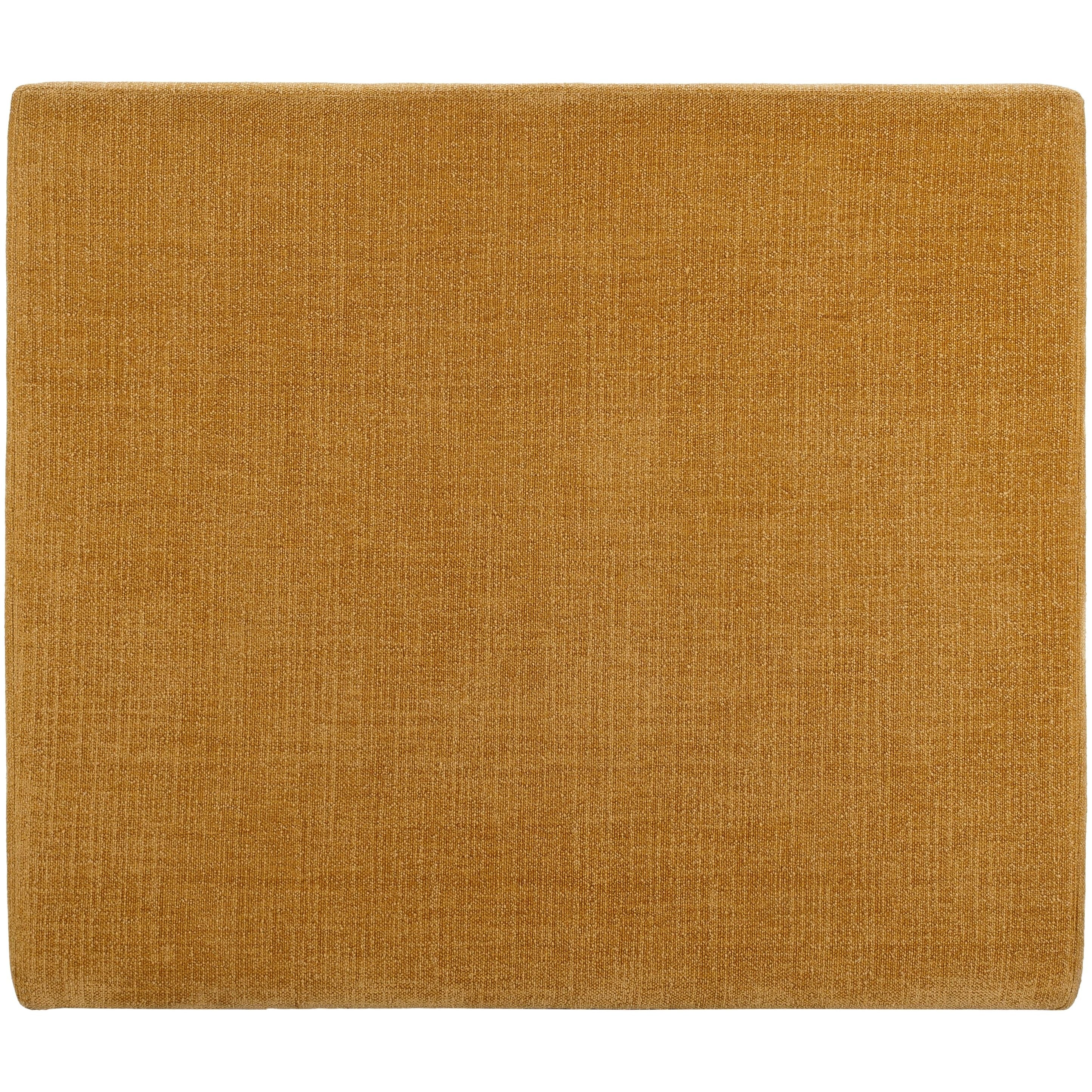 Surya Vivienne Modern Mustard Chenille Swivel Chair - Image 3