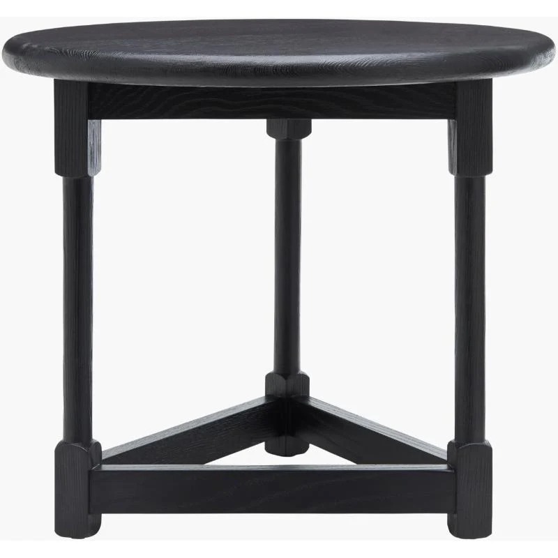 Becki Owens x SURYA Leandro End Table in Black Brushed Oak - Image 3