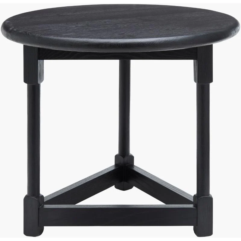 Becki Owens x SURYA Leandro End Table in Black Brushed Oak - Image 4
