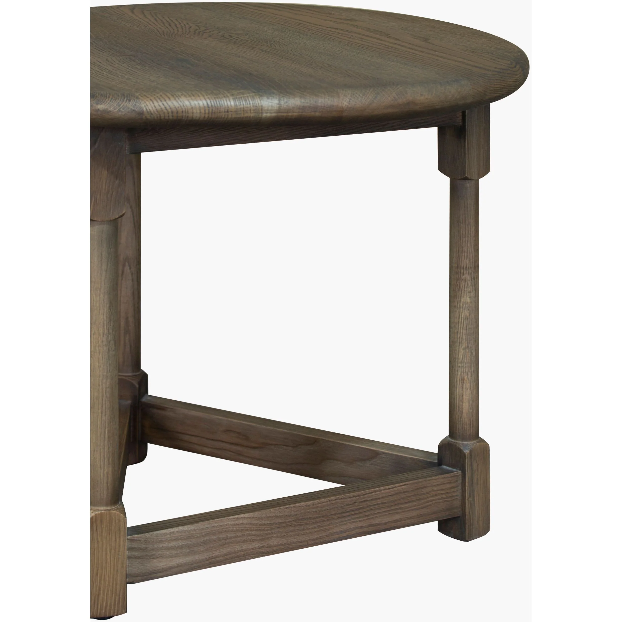 Becki Owens x SURYA Leandro End Table in Brown Brushed Oak - Image 5