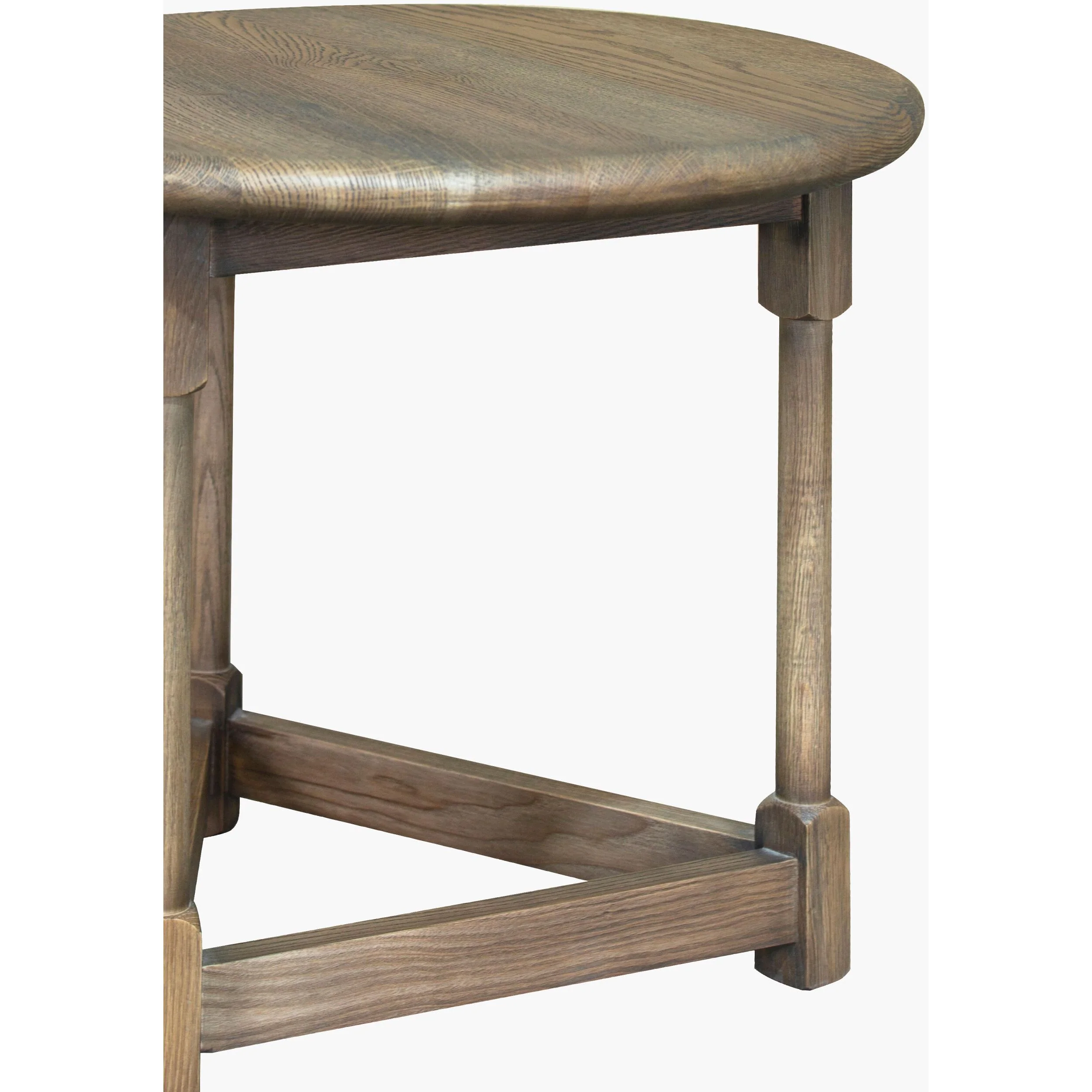 Becki Owens x SURYA Leandro End Table in Brown Brushed Oak - Image 7