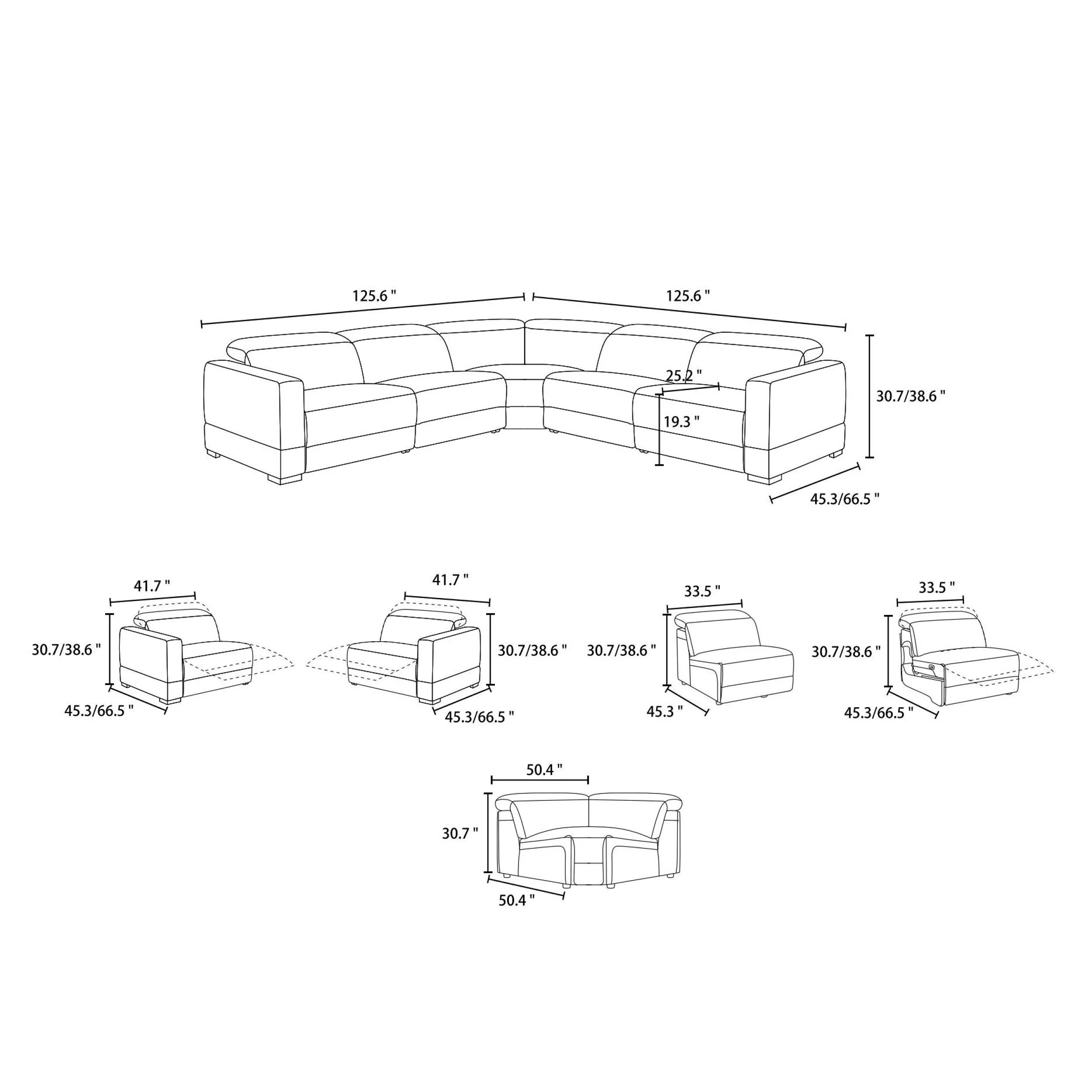 Becki Owens x SURYA Lloyd Power Sectional - Image 14