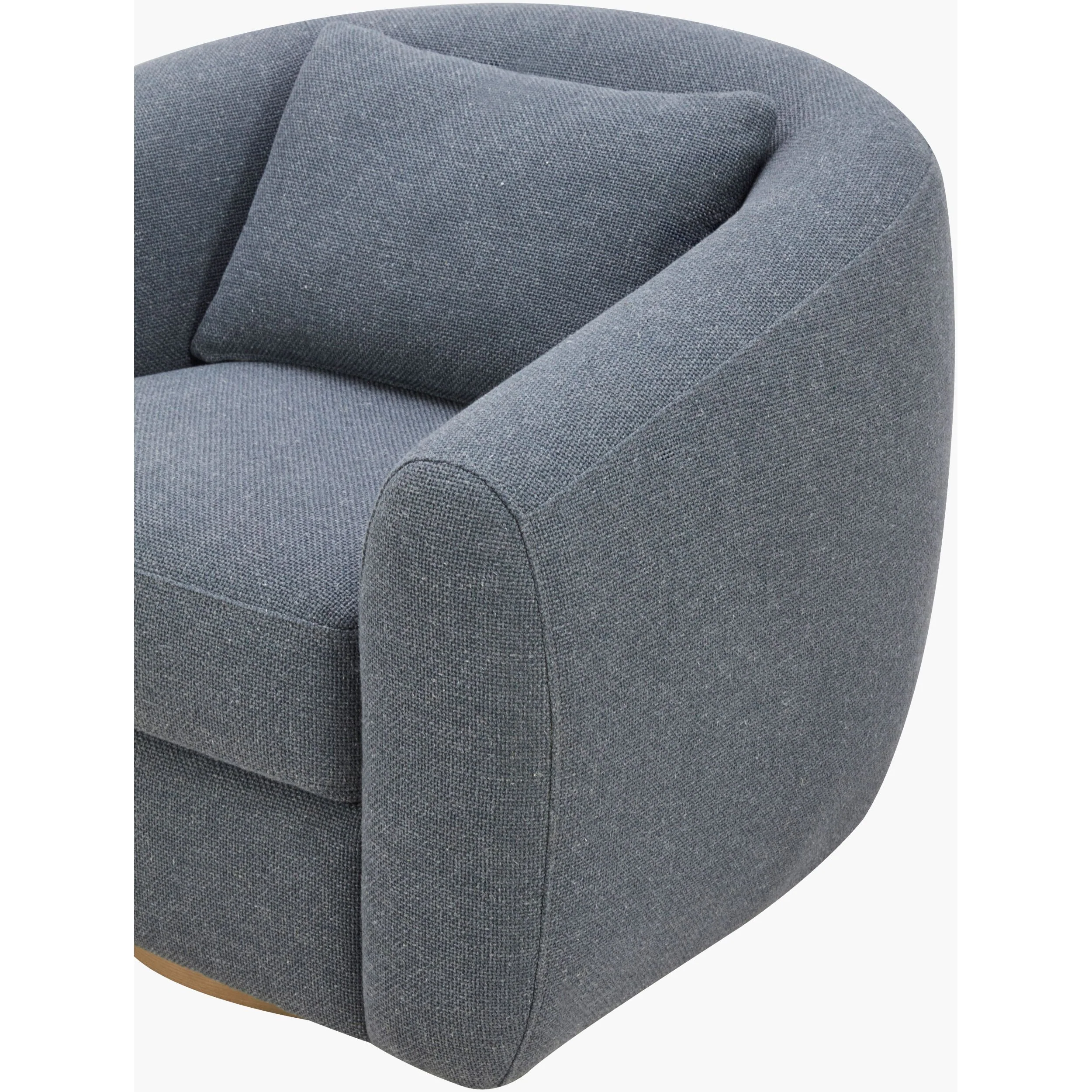 Becki Owens x SURYA Loma Swivel Chair in Blue - Image 12