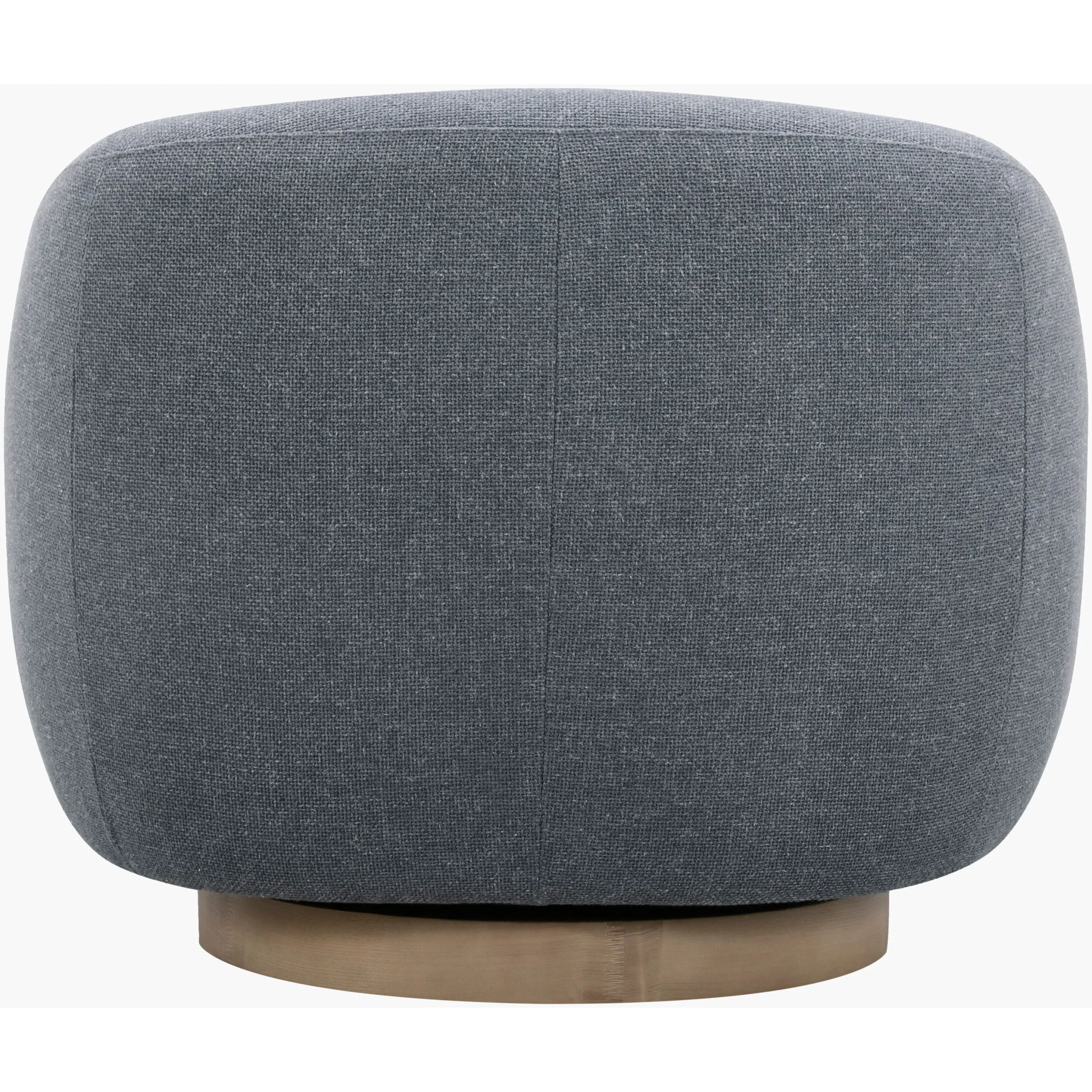 Becki Owens x SURYA Loma Swivel Chair in Blue - Image 7