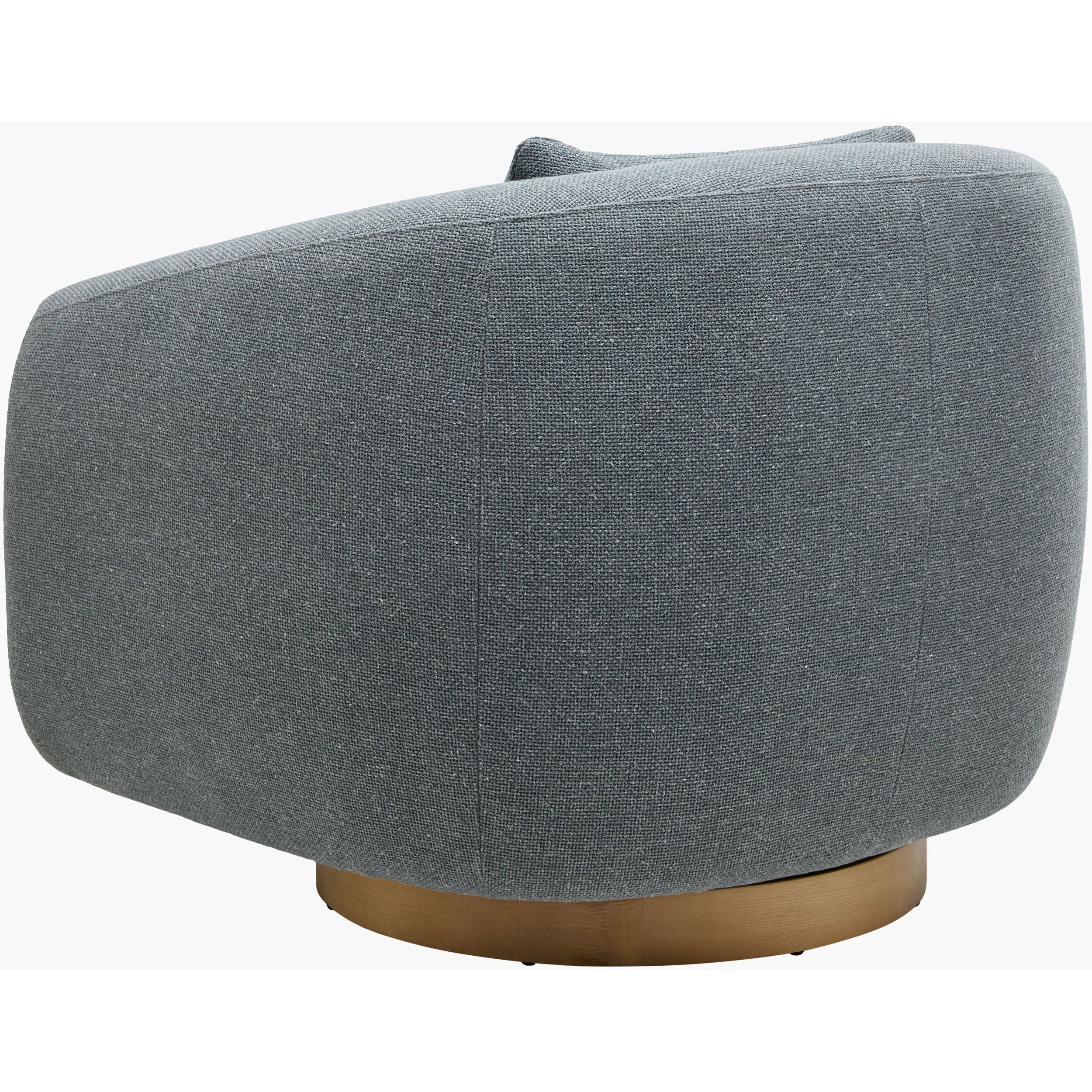 Becki Owens x SURYA Loma Swivel Chair in Blue - Image 8