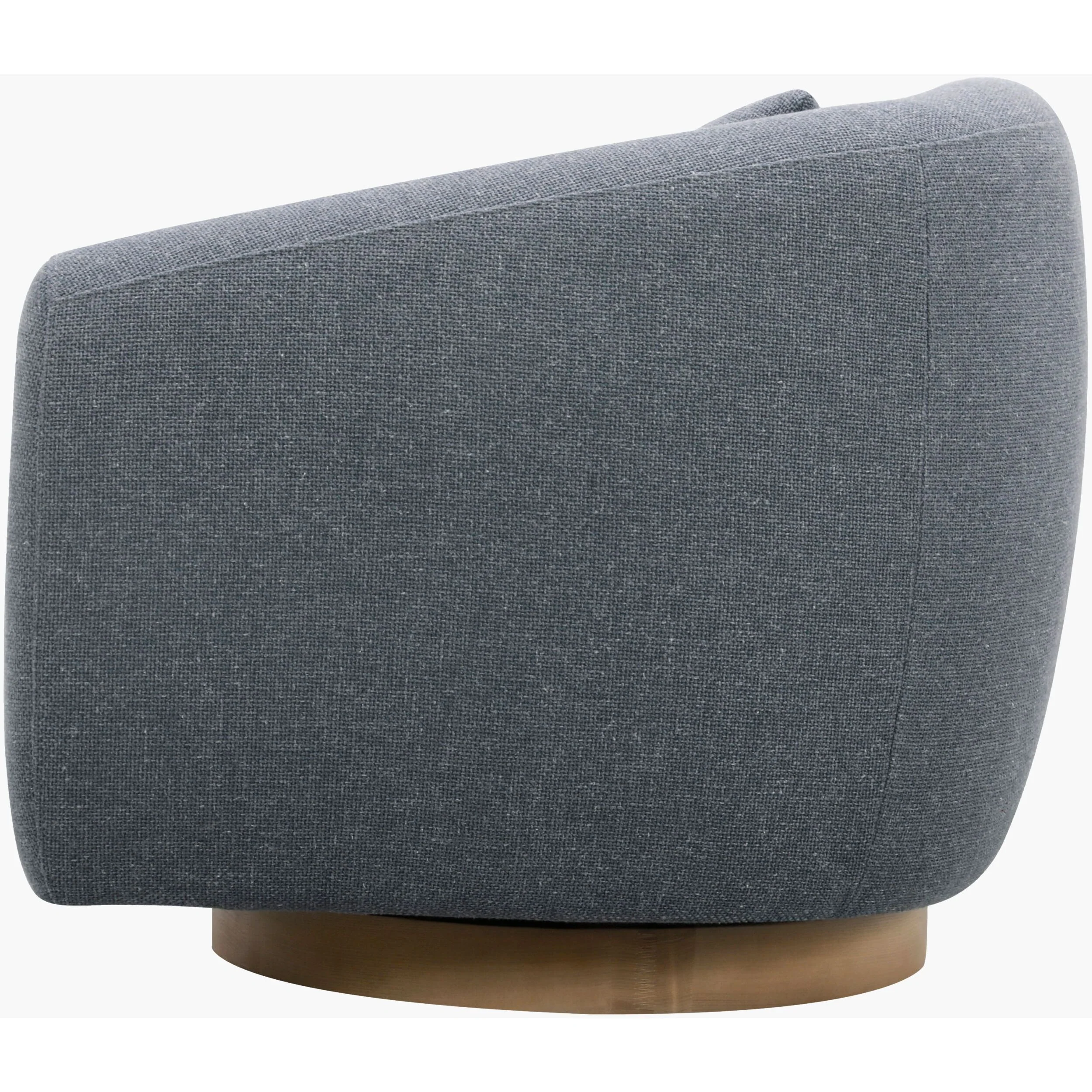 Becki Owens x SURYA Loma Swivel Chair in Blue - Image 9