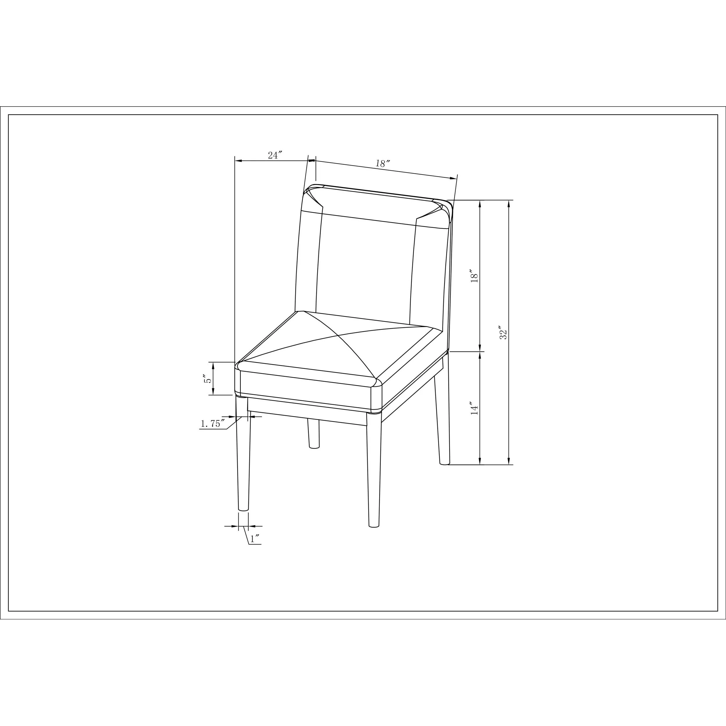 Becki Owens x SURYA Mollie Dining Chair ~ Set of 2 - Image 7