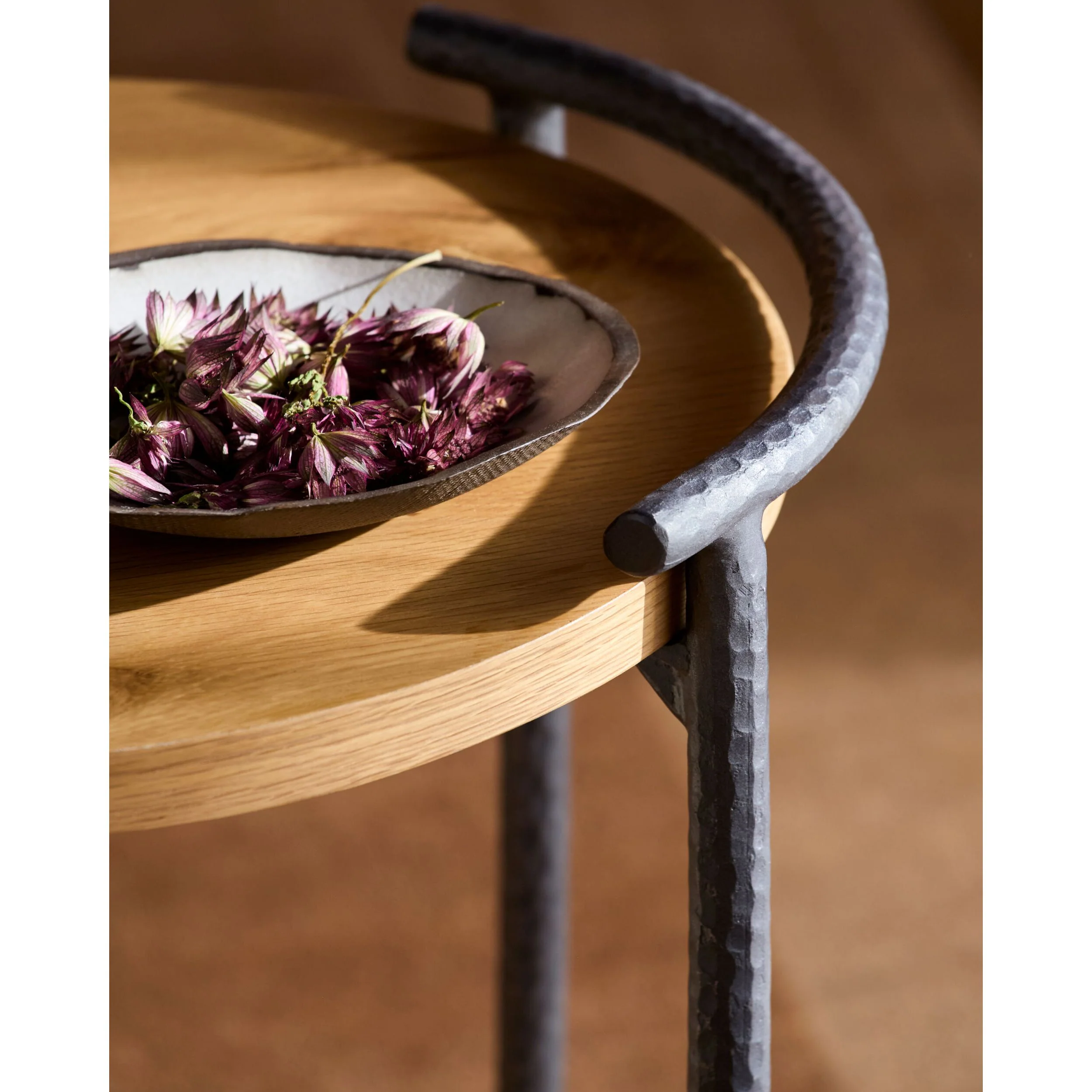 Becki Owens x SURYA Ojai Iron and Wood End Table - Image 3
