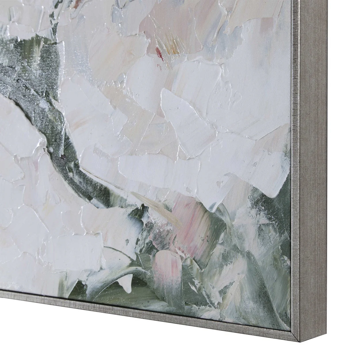 Uttermost Sweetbay Magnolias Floral Hand Painted Canvas - Image 6