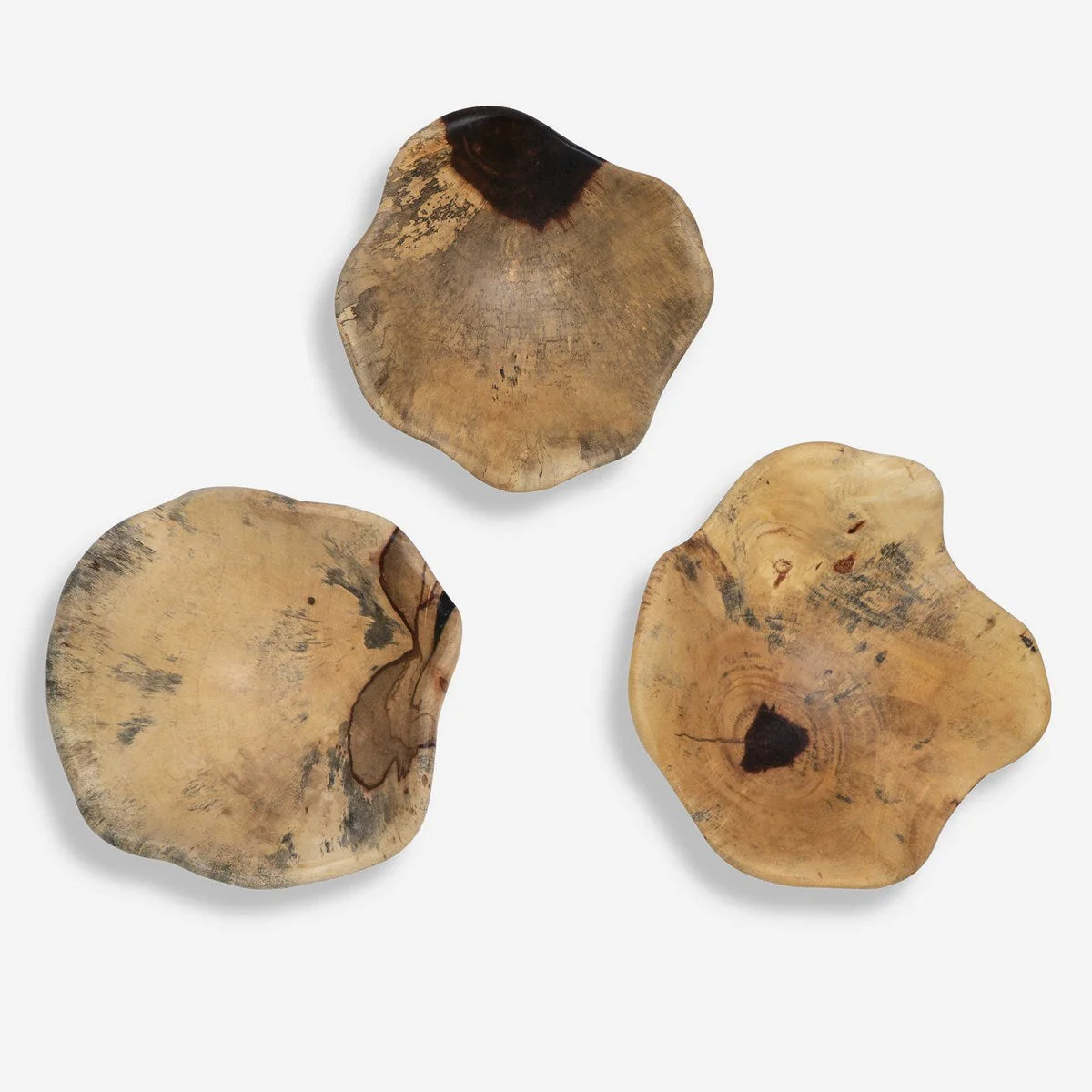 Uttermost Tamarine Set of 3 Wood Wall Decor - Image 2