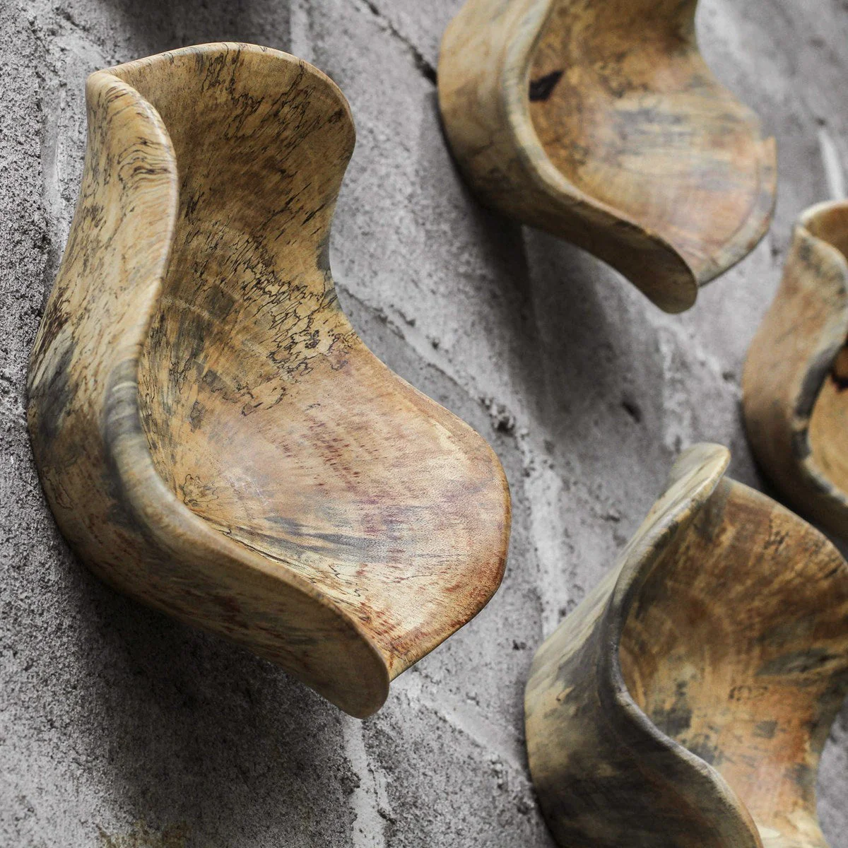 Uttermost Tamarine Set of 3 Wood Wall Decor - Image 4