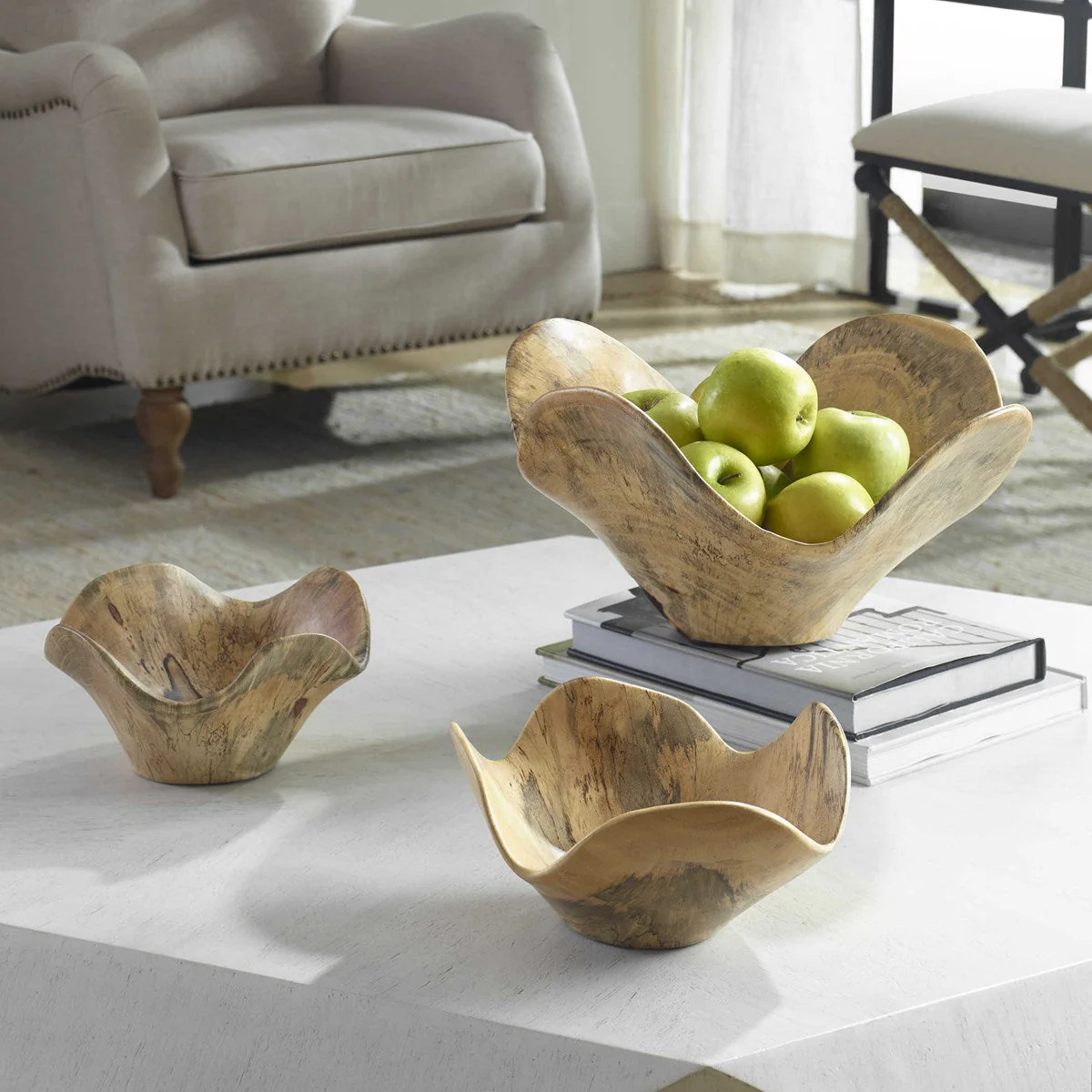 Uttermost Tamarine Set of 3 Wood Wall Decor - Image 5