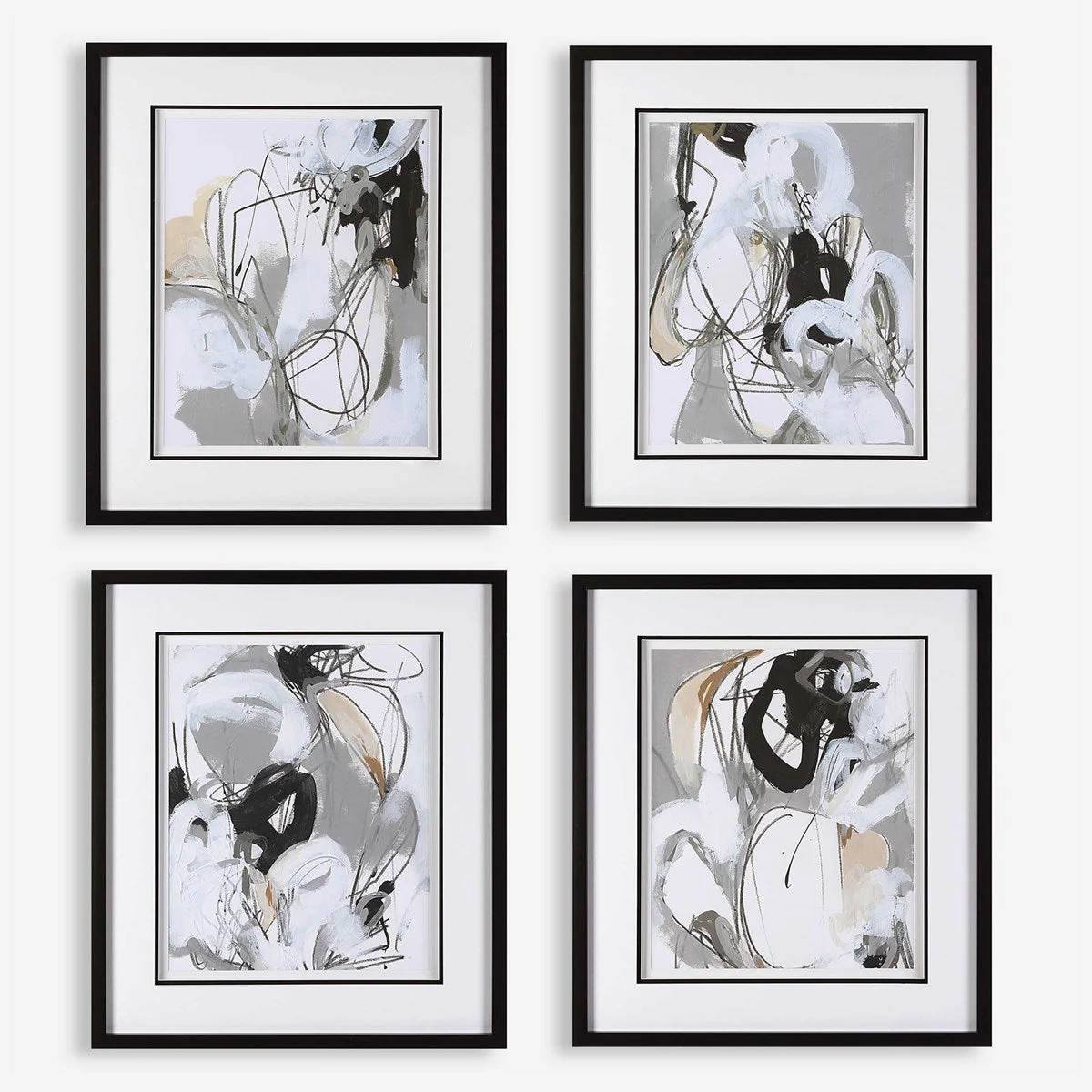 Uttermost Tangled Threads Set of 4 Framed Prints - Image 2
