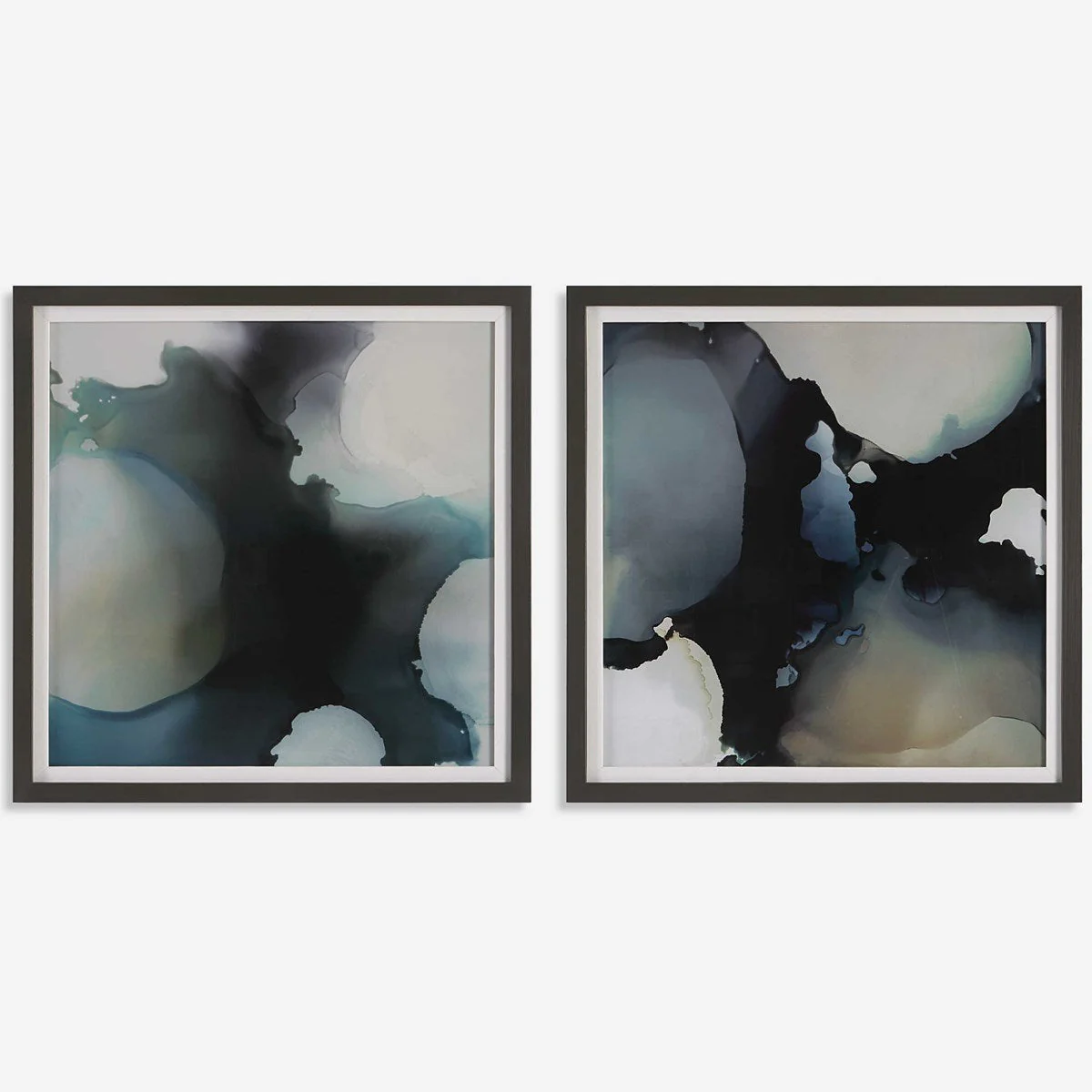 Uttermost Telescopic Set of 2 Modern Framed Prints - Image 2