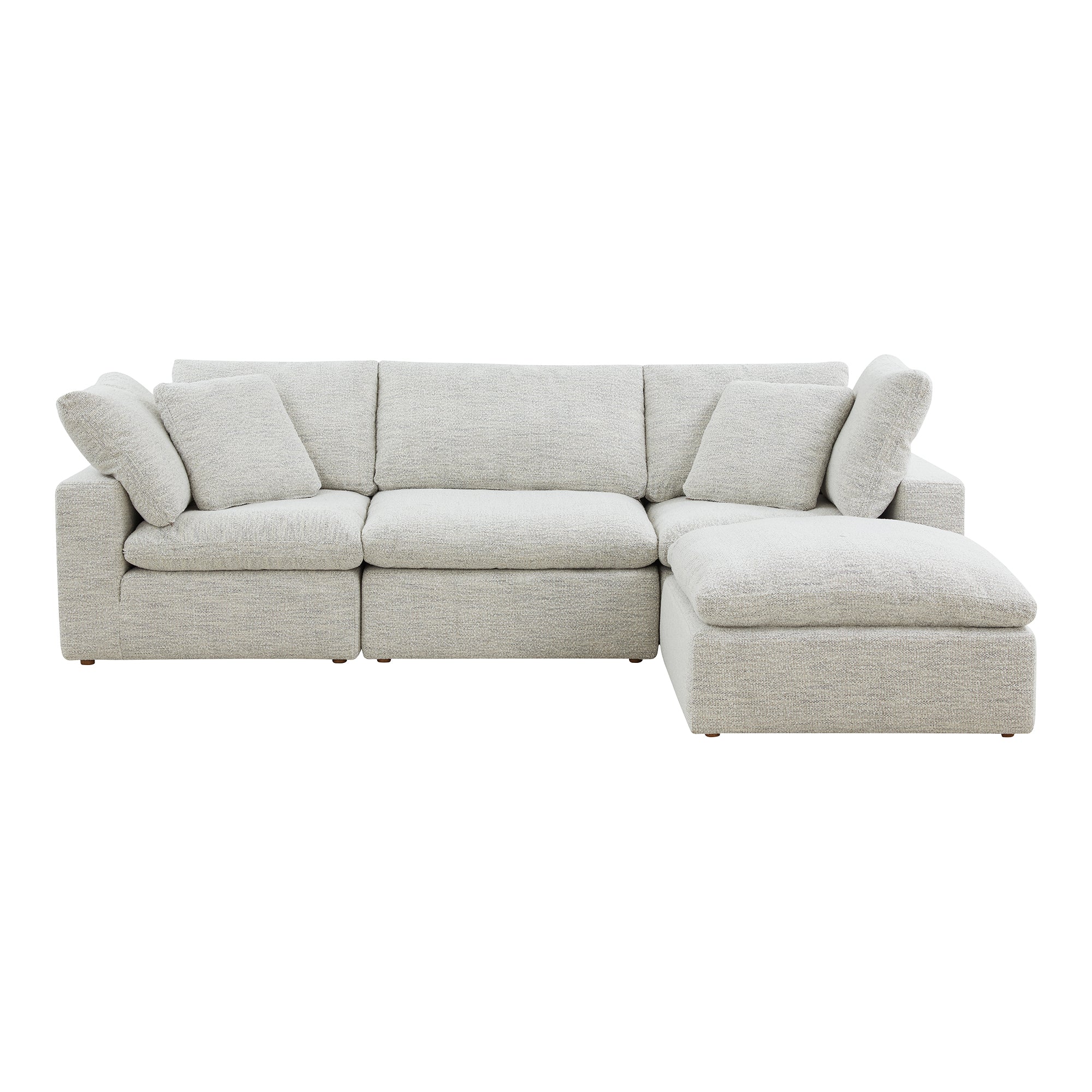 Moe's Home Collection Terra Condo Lounge Coastside Sand Modular Sectional - Image 2