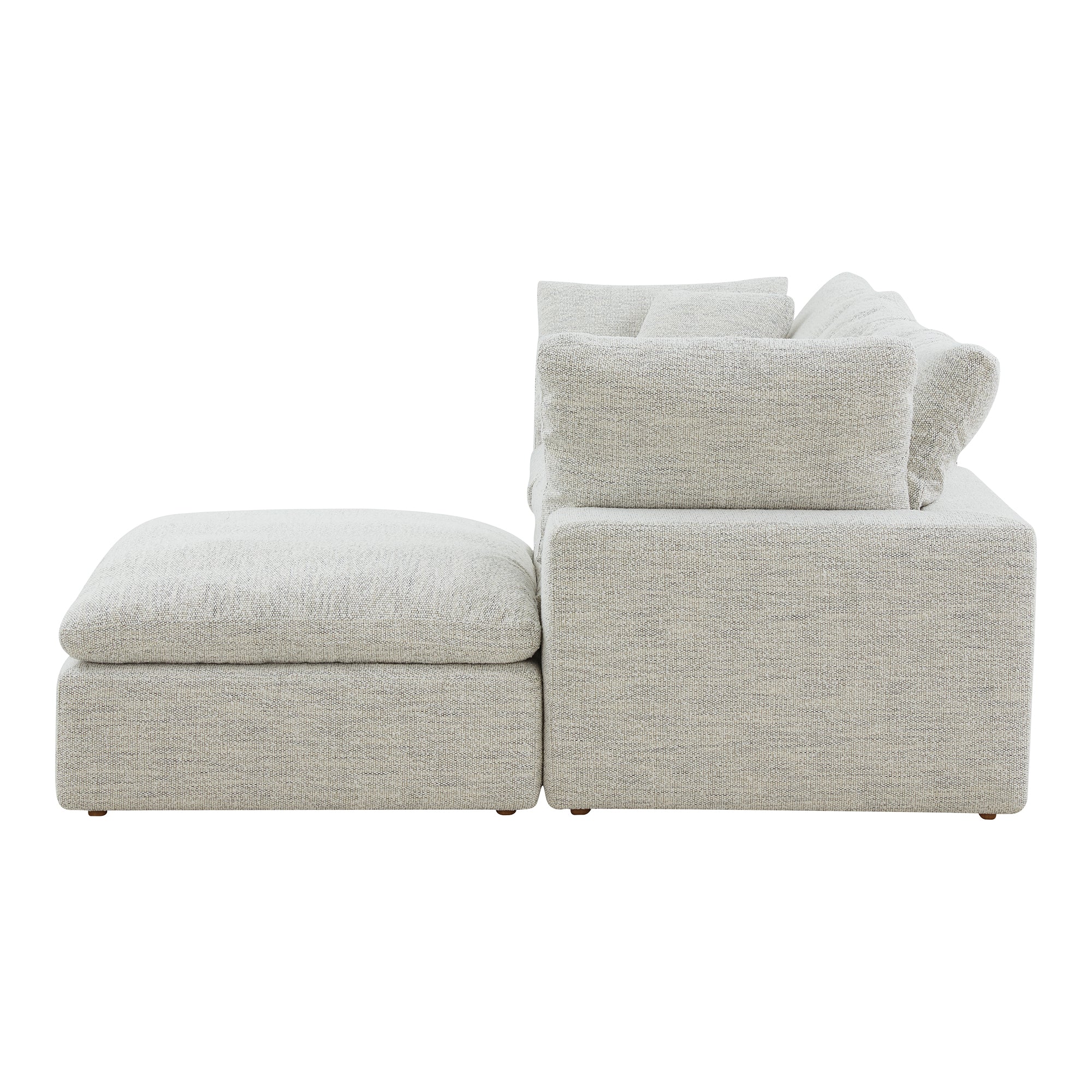 Moe's Home Collection Terra Condo Lounge Coastside Sand Modular Sectional - Image 3