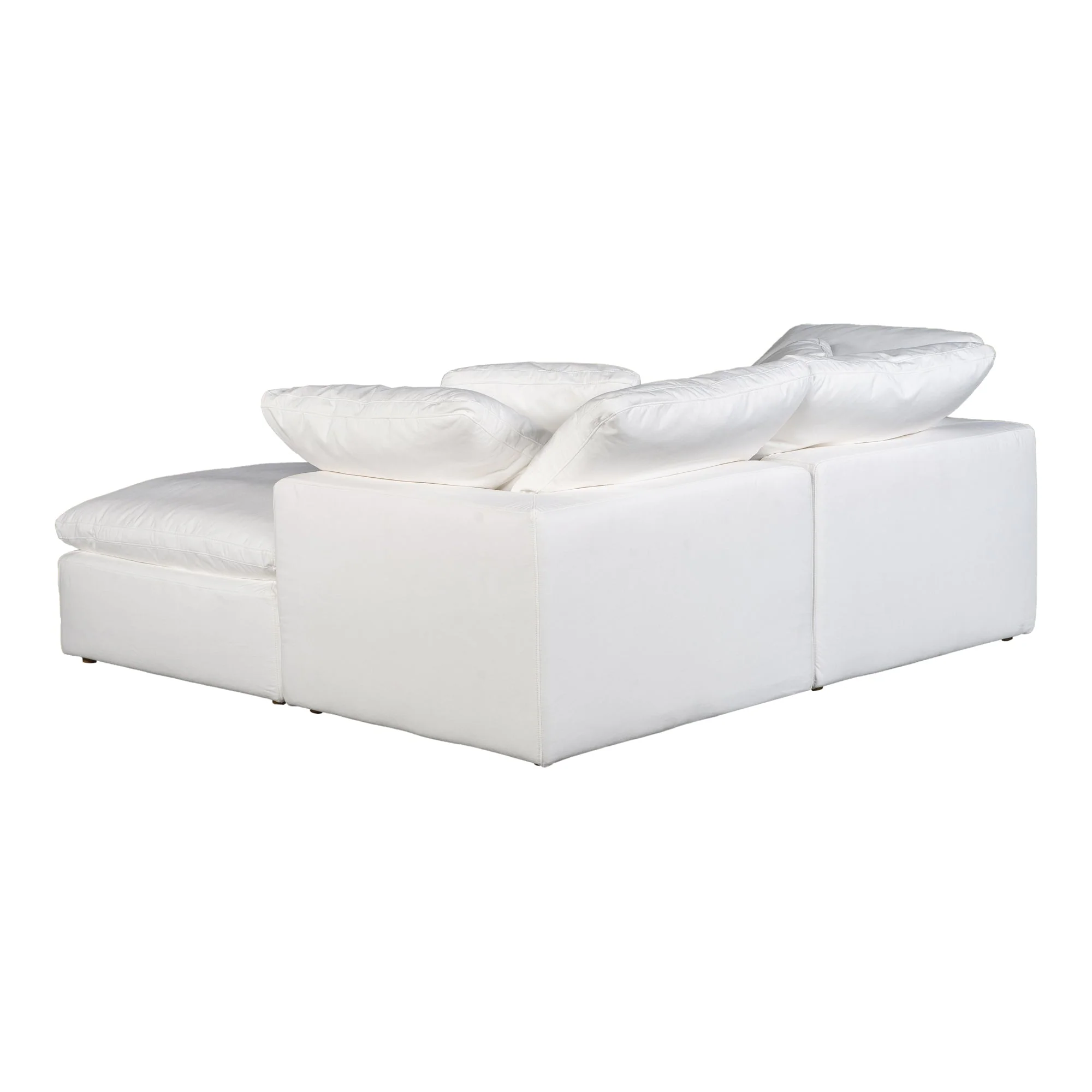 Moe's Home Collection Terra Condo Nook Cream White Modular Sectional - Image 4