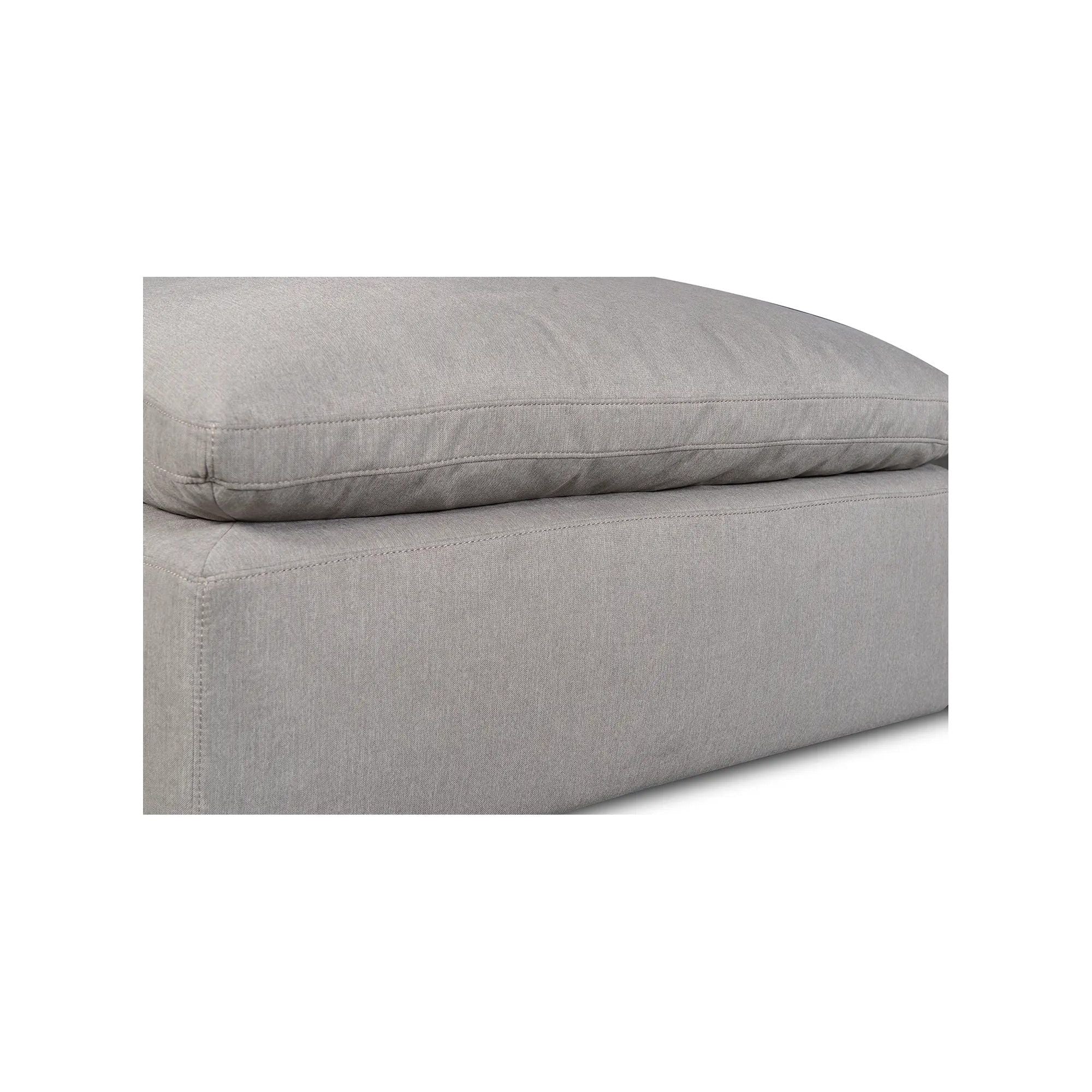 Moe’s Home Collection Terra Condo Light Grey Ottoman - Image 5