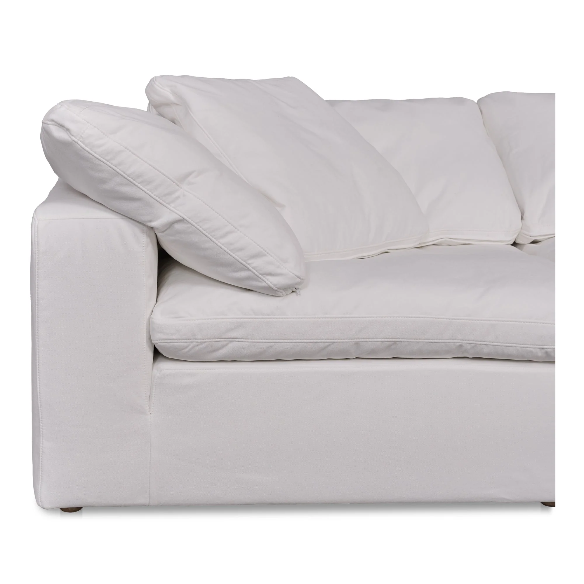 Moe's Home Collection Terra  Cream White Modular Sofa - Image 5