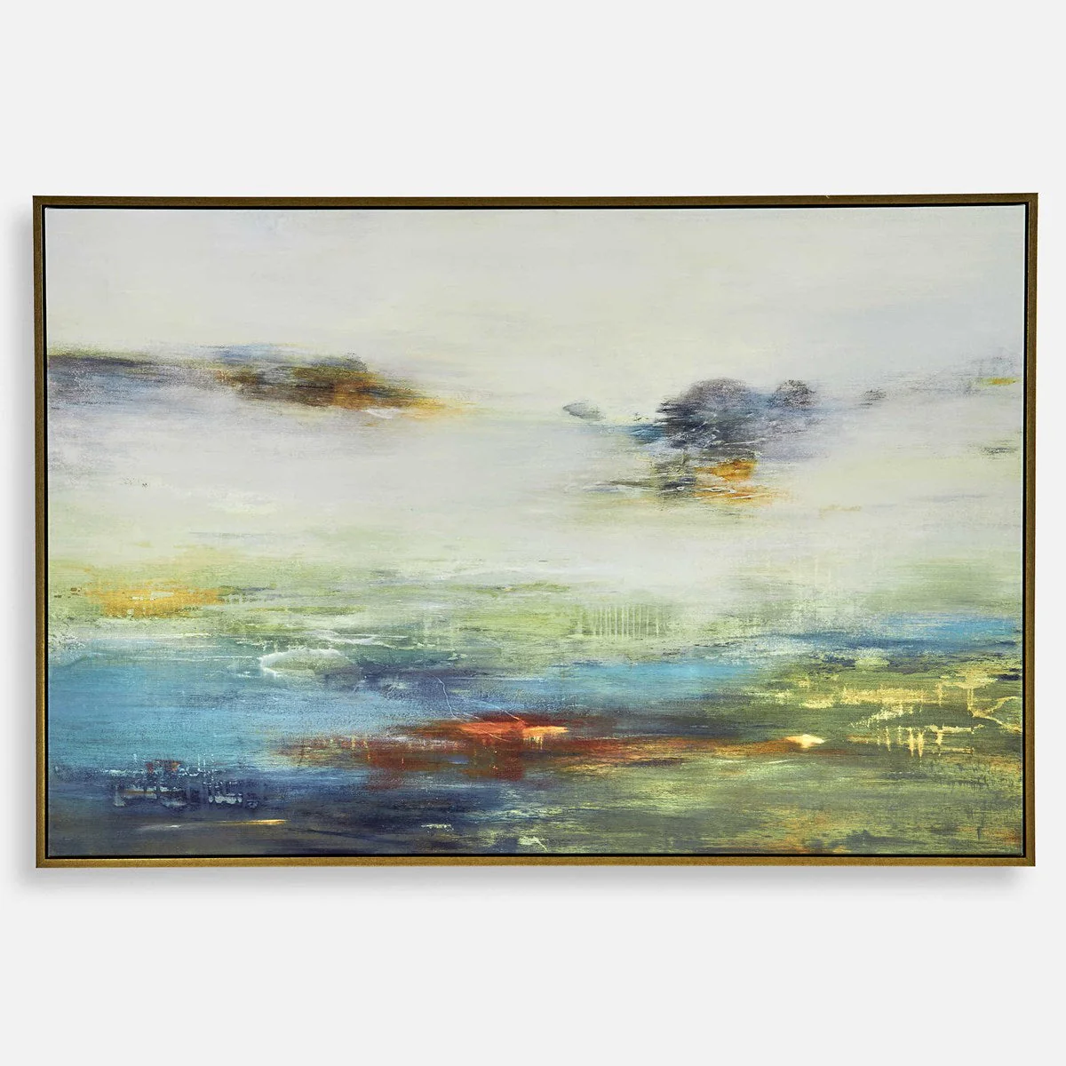 Uttermost Textured Land Abstract Framed Canvas - Image 2
